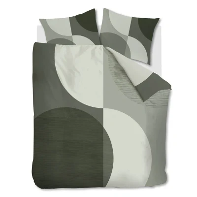 Afbeelding van Snoozing Terry Dekbedovertrek Extra breed 260x200/220 cm Green