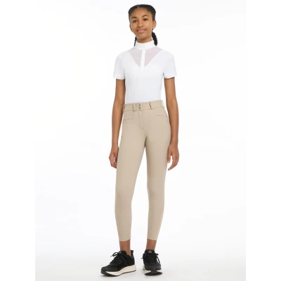 Image de LeMieux SS25 Young Rider riding breeches with silicone seat Izzy Almond