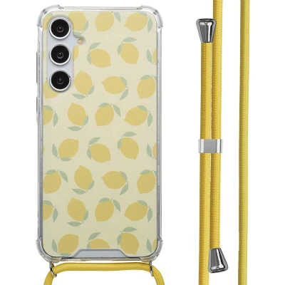 Afbeelding van imoshion Design hoesje met koord voor de Samsung Galaxy A55 Citrus Dream