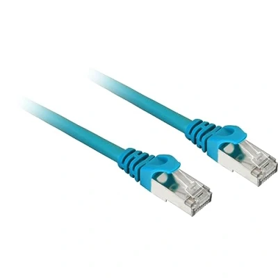 Afbeelding van Sharkoon 4044951014705 Cat 6 STP kabel RJ45 1 m Grijs