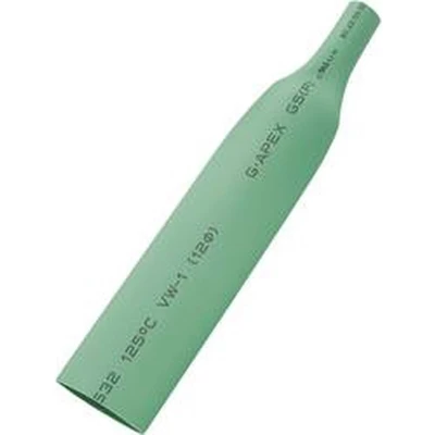 Afbeelding van TRU COMPONENTS 1565145 Krimpkous zonder lijm Groen 25 mm 12.50 Krimpverhouding:2:1 5 m