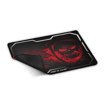 Afbeelding van Spirit of Gamer Smokey Skull Gaming Muismat 435 x 323 mm Zwart/Rood
