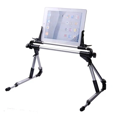 Afbeelding van Aussel Flexibele verstelbare draagbare universele tablethouder voor Samsung Galaxy Tab iPad 1 2 3 4 5 Air iPhone 6/6 Plus luiaard naast het bed (zwart)
