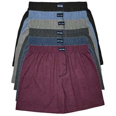 Afbeelding van MioRalini Herenboxershorts, effen kleuren, klassiek of neutraal, zacht en los, maten S, M, L, XL, 2XL, 3XL, 4XL, 5XL, 6XL 7XL, set van 12 6