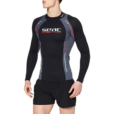 Afbeelding van SEAC Sporty Lifestyle polshorloge, waterdicht, 100 m, duurzame rubberen armband, uniseks, voor volwassenen