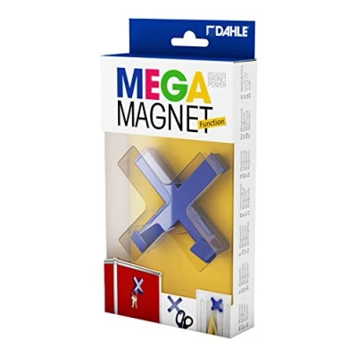 Afbeelding van Dahle Magneet Mega Magnet Cross XL , blau, 90 x mm, incl. 2 Haken (b h) mm Blauw 1 stuk(s) 76 95550 14820