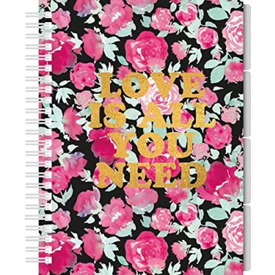 Afbeelding van 4 in 1 blok Pink Mint Retro A5 lijn 60 grams 200 bladzijden met elastiek FSC MIX K 21218