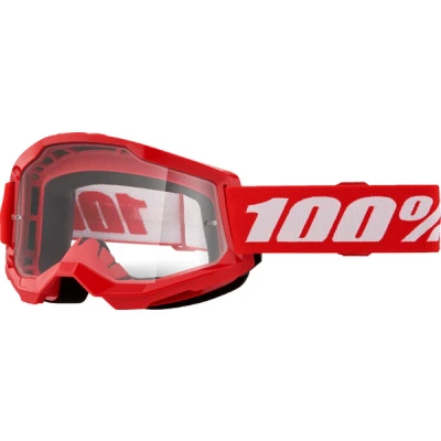 Afbeelding van 100% Strata 2 Crossbril Rood (Lens: Helder)