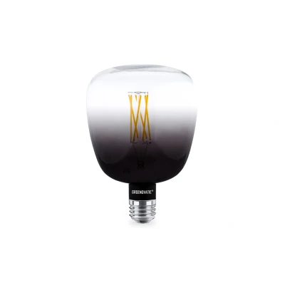 Afbeelding van E27 LED Filament XL T145 Half Smoke Globelamp 6W Warm Wit Dimbaar