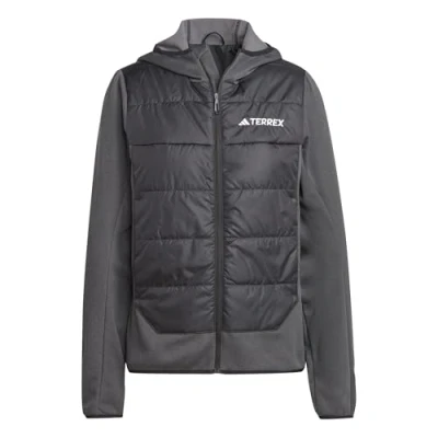 Afbeelding van Adidas Terrex Hybrid Fleecejas, Dames, Maat: XS, Black