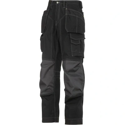 Afbeelding van Snickers Rip stop Vloerleggersbroek 3223 Mannen Zwart 56