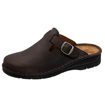 Afbeelding van Fischer Heren bruin donker pantoffels &amp; slippers maat 41