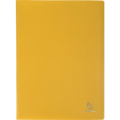 Afbeelding van Exacompta 85109E 8x Showalbum PP opaak 100 tas A4 geel