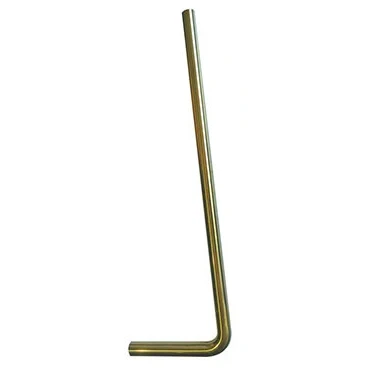 Afbeelding van Riko Vloerbuis 75 x 22 3,2 cm geborsteld messing