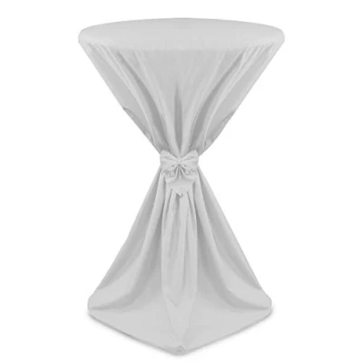 Afbeelding van Statafelhoes Giulia van Beautissu ∅80cm wit