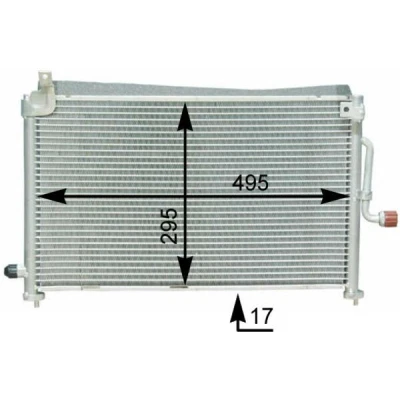 Afbeelding van Mahle Original Airco condensor AC 416 000S