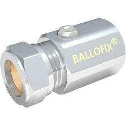 Afbeelding van VSH Ballofix Afsluiter verchroomd bi x knel 3/4&quot;x22