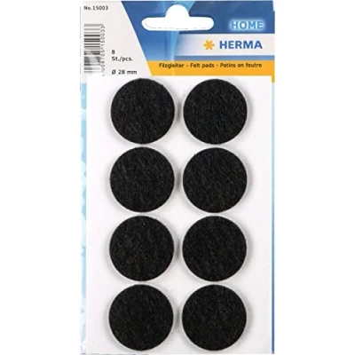 Afbeelding van HERMA 15003 oppervlaktebescherming zwart (8 stuks)