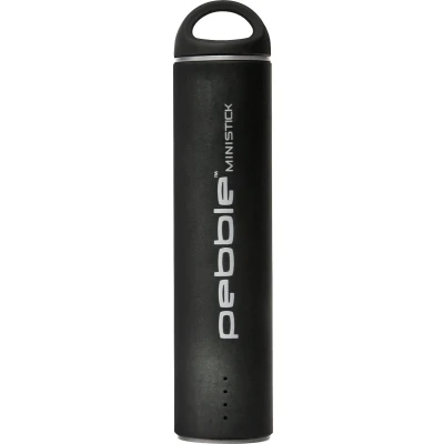 Afbeelding van Veho Pebble Ministick Powerbank 2200mAh Zwart USB Smartphone Makkelijk mee te nemen