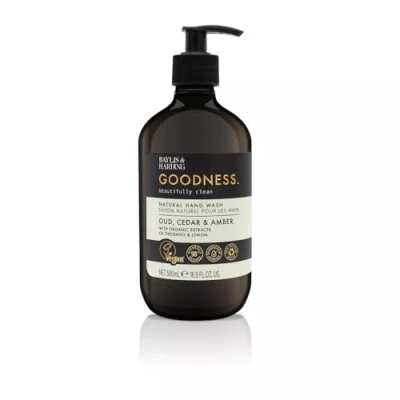 Afbeelding van Baylis &amp; Harding Goodness Handzeep Oudh, Ceder Amber 500ML