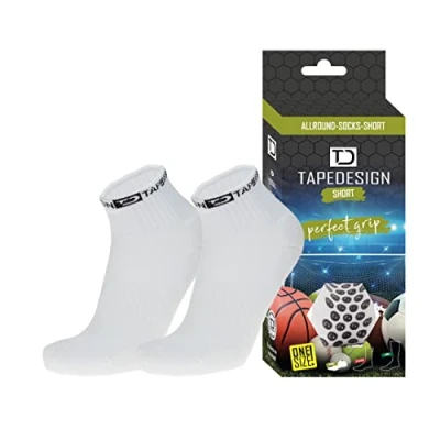 Afbeelding van Tapedesign Unisex korte sokken, Wit
