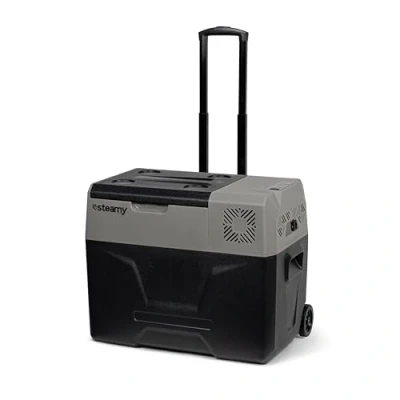 Afbeelding van Steamy E Single Zone Roller Elektrische Compressor Cooler On Wheels 50 liter koelbox
