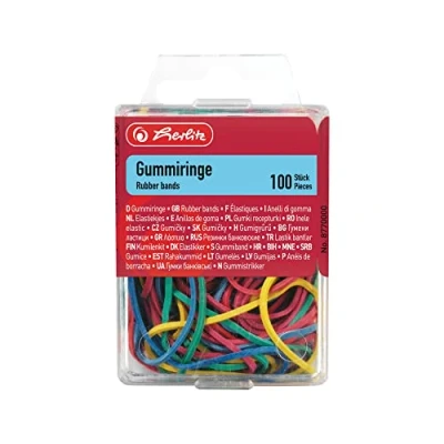 Afbeelding van Herlitz rubber band doos van 100 stuks 20 70mm diameter