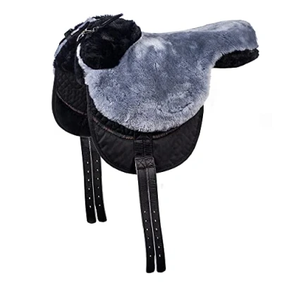 Image de F.R.A. Tapis de Monte Macon Extra Merino à Cru avec Taquets et Inserts Noir/Gris M