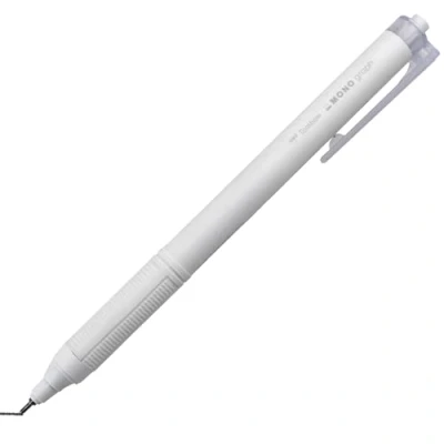 Afbeelding van Tombow MONO graph Lite BC MGLE7 04AL balpen, lichtgrijs, nauwkeurige naaldpunt, glad schrijven, ergonomische handgreep