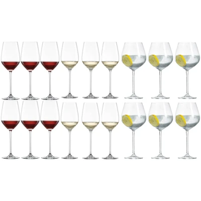 Afbeelding van Schott Zwiesel Fortissimo Glazenset 18 delig Transparant