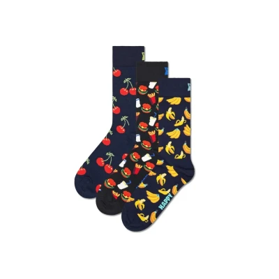Afbeelding van Happy Socks 3PACK Food GIFT SET Sokken, Maat: 36 40,