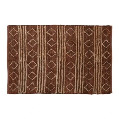 Afbeelding van Tapijt Home ESPRIT Bruin Ruiten 120 x 180 1 cm