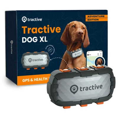 Afbeelding van Tractive Gps Tracker Hond XL Adventure Grijs