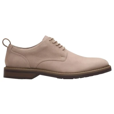 Image de Clarks Aldwin Lace Derby Homme Nubuck Gris Pointure 43, gris, 44.5 EU