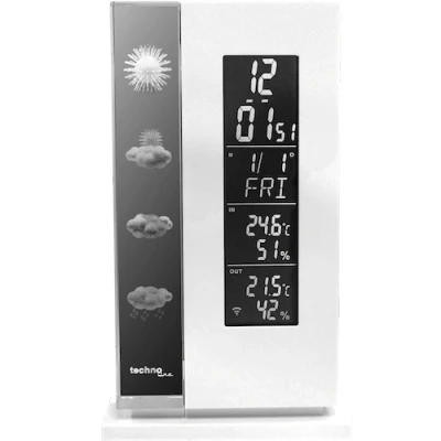 Afbeelding van WS 6600 Modern weerstation met gekleurde LED&#039;s