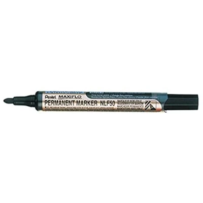 Afbeelding van Viltstift Pentel NLF50 maxiflo rond zwart 1.5 3mm