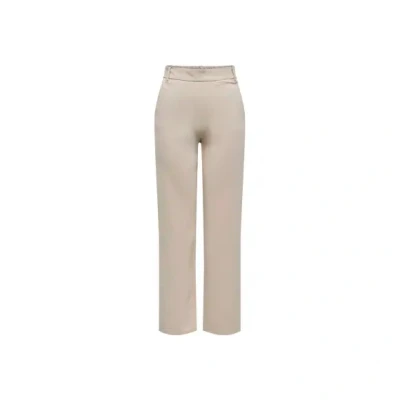 Afbeelding van ONLY Pantalon Poptrash Straight Fit Beige S32