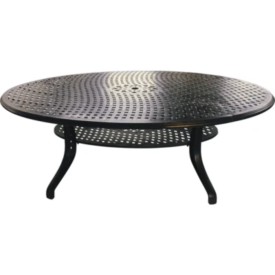 Afbeelding van Tuintafel King&#039;s Cross, giet aluminium, lengte 245 cm, breedte 172 hoogte 72 cm