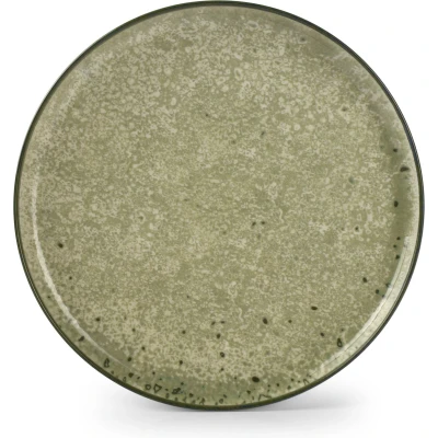 Afbeelding van ONA Plat bord 27cm groen Gravel (Set van 6)