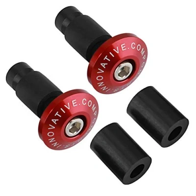 Afbeelding van KIMISS 1 paar eindkappen voor motorstuur, universele stuuruiteinden de meeste motorfietsen met 22 mm (7/8 inch) stuur