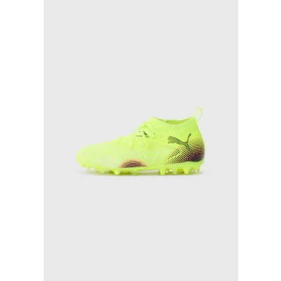 Afbeelding van Puma Future 8 Match MG JR Unisex Voetbalschoenen met kunststof noppen voor kinderen, Maat: 37.5, Yellow alert/puma black/sun struck