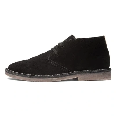 Afbeelding van Hush Puppies Samuel Chukka herenlaarzen, zwart.