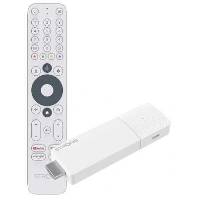 Image de Passerelle multimedia Strong LEAP AIR Stick Google TV 4K UHD Chromecast Blanc
