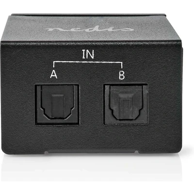 Afbeelding van Toslink switch Nedis 2 poorten (Optisch, Handmatig)