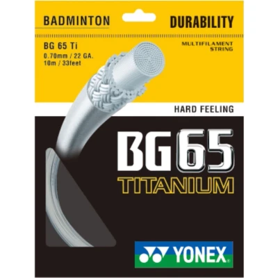 Afbeelding van Yonex BG 65 Titanium Wit Set 10 M