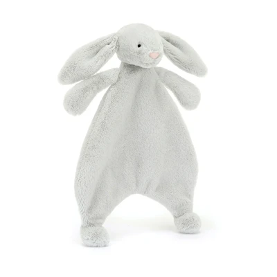 Afbeelding van Jellycat knuffeldoek bashful silver konijn 27 cm