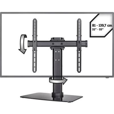 Afbeelding van SpeaKa Professional SP TT 05 TV voet 81,3 cm (32) 139,7 (55) Kantelbaar en zwenkbaar