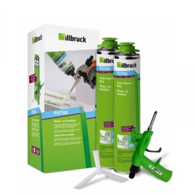 Afbeelding van Illbruck PU700 Steenlijm startersset 880ML