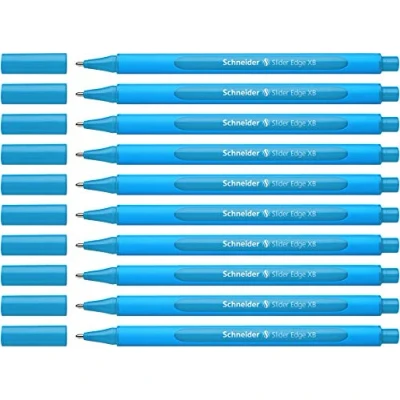 Afbeelding van Balpen Schneider Slider Edge extra breed 0.6mm lichtblauw