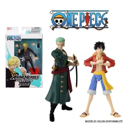 Afbeelding van Bandai One Piece Set van 3 Figuren: Roronoa Zoro, Monkey D. Luffy, Sanji
